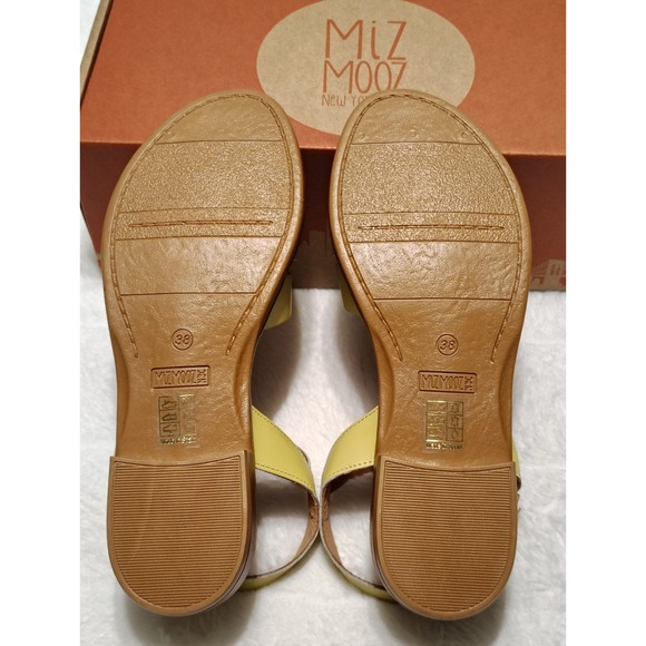 Miz Mooz Leather Fisherman Ankle Strap Sandals - Sabby Women's Sz US 7.5-8 EU 38 - Picture 8 of 8